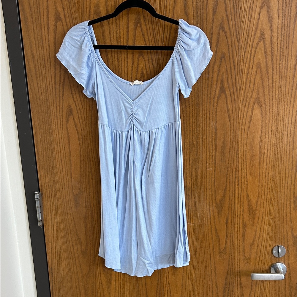 See You Monday Light Blue Dress